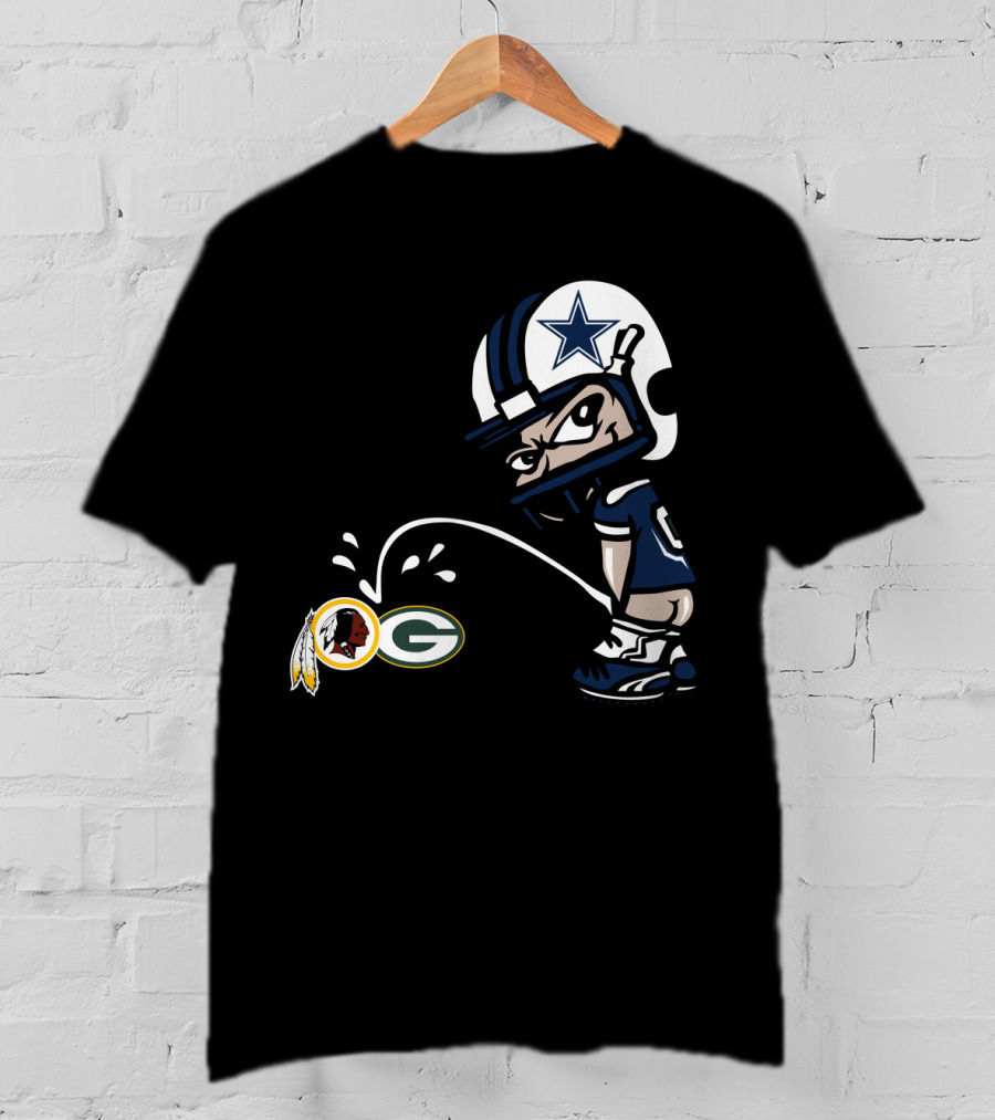Cowboys Nation Rivalry Symbols Football Humor T-Shirt