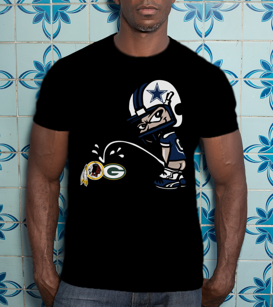 Cowboys Nation Rivalry Symbols Football Humor T-Shirt