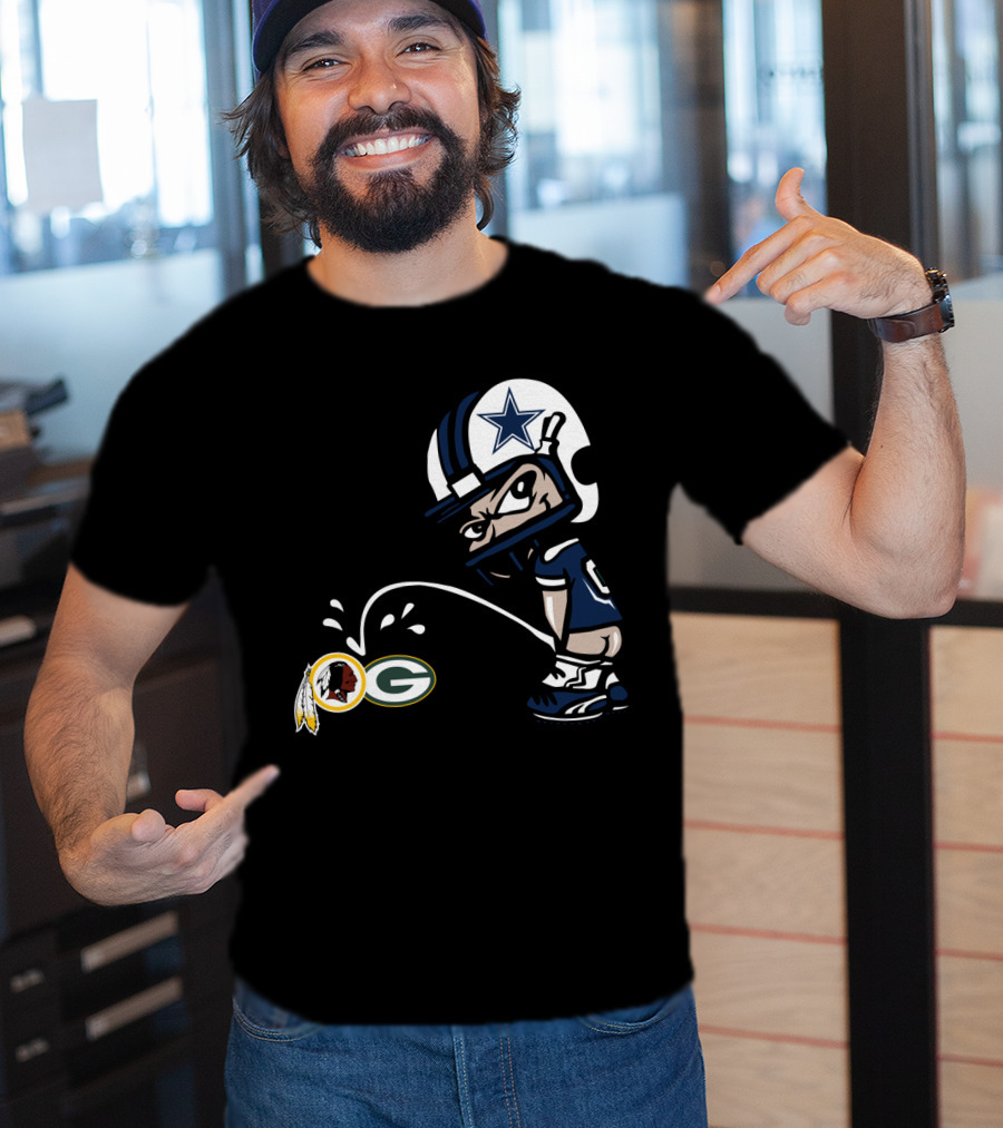 Cowboys Nation Rivalry Symbols Football Humor T-Shirt