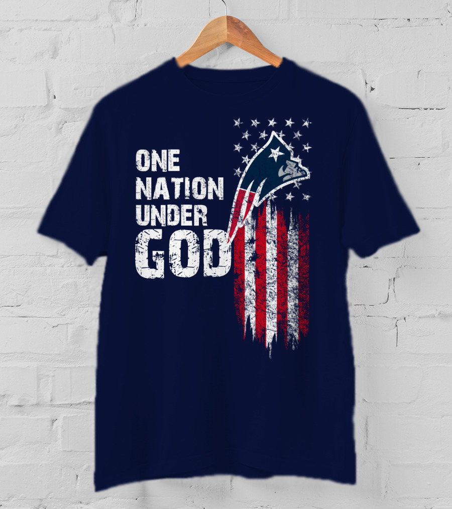 One Nation Under God New England Patriots T-Shirt