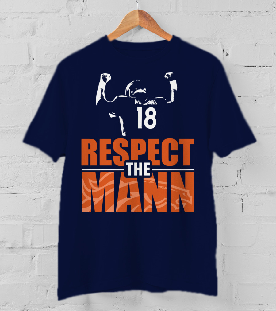 Manning Respect The Mann 18 Denver Broncos T-Shirt
