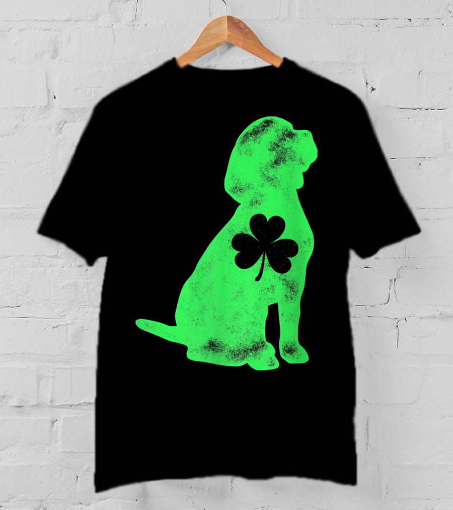 Beagle St Patricks Day Shamrock T-Shirt