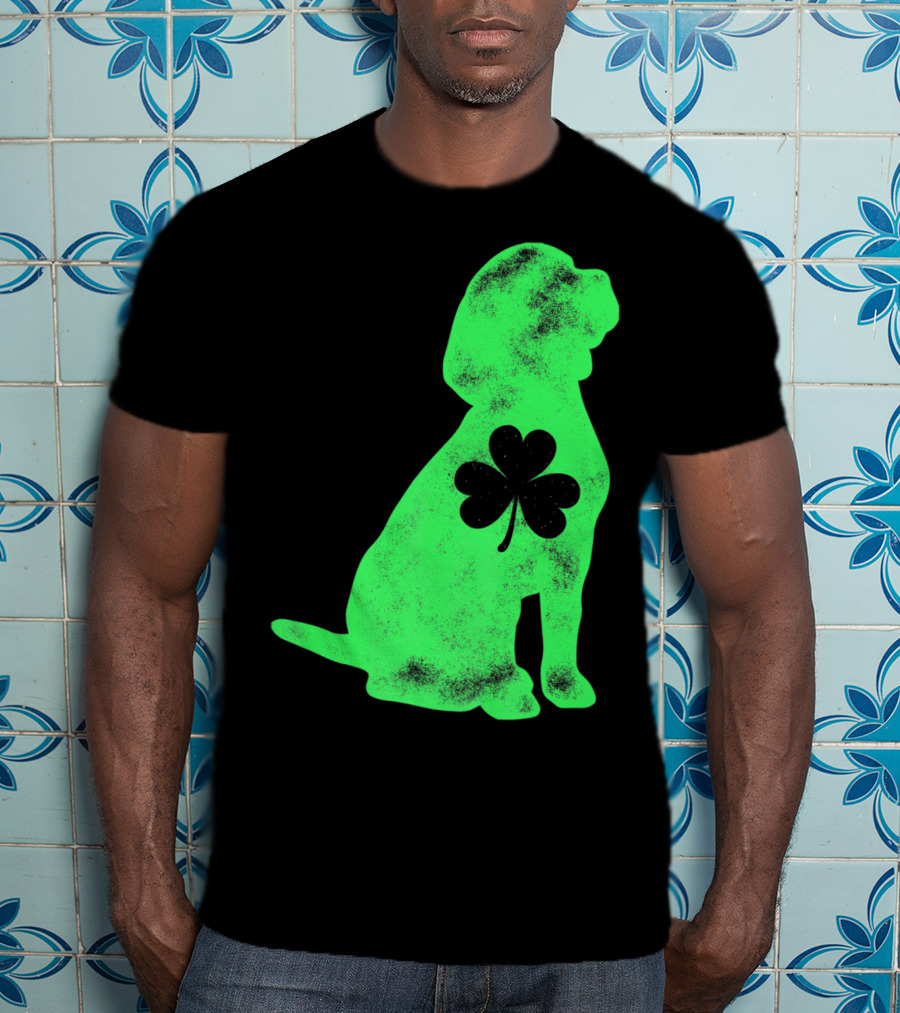 Beagle St Patricks Day Shamrock T-Shirt