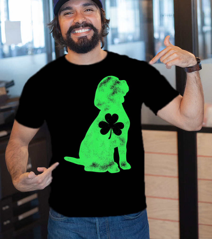Beagle St Patricks Day Shamrock T-Shirt
