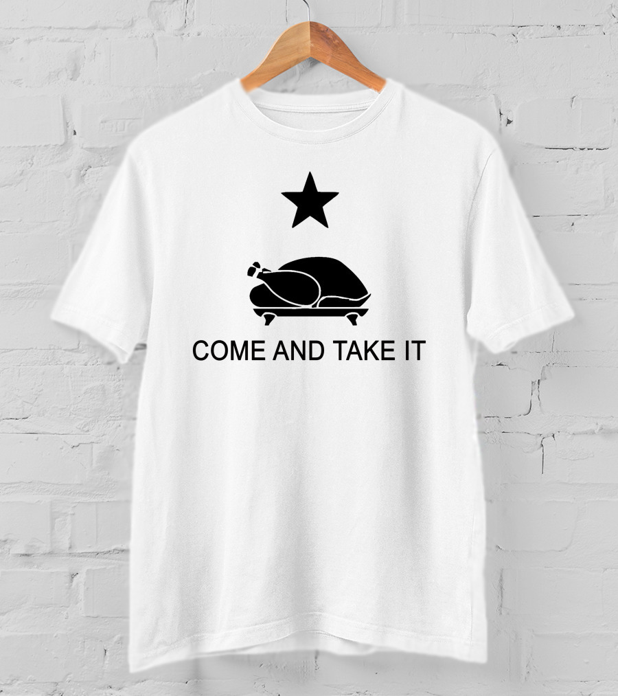 Thanksgiving Come And Take It Star Turkey T-Shirt