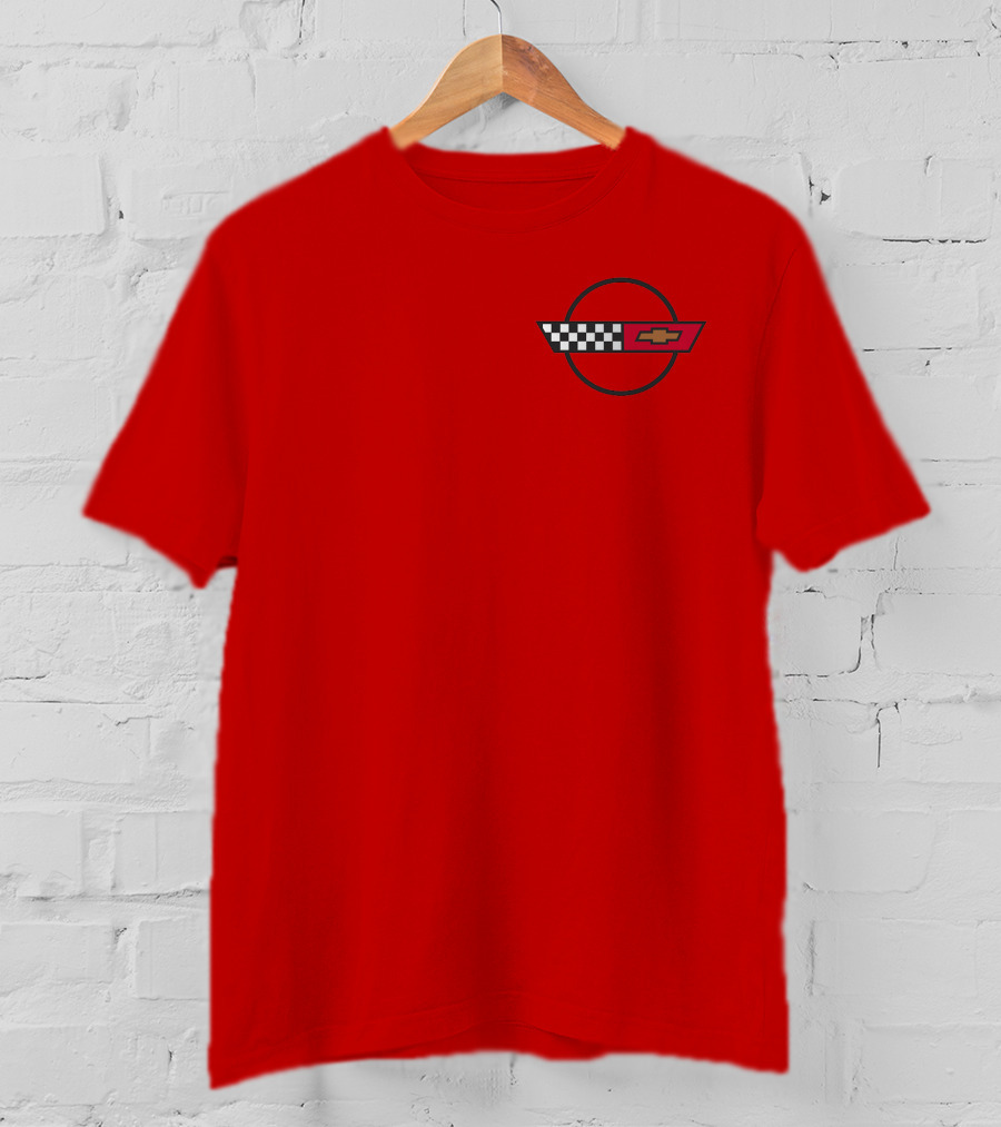 Chevrolet Corvette C4 Racing Emblem T-Shirt