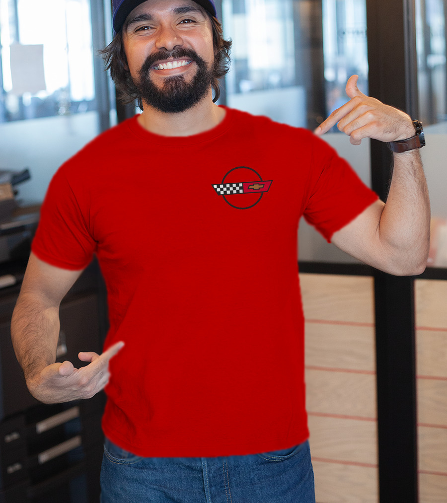 Chevrolet Corvette C4 Racing Emblem T-Shirt