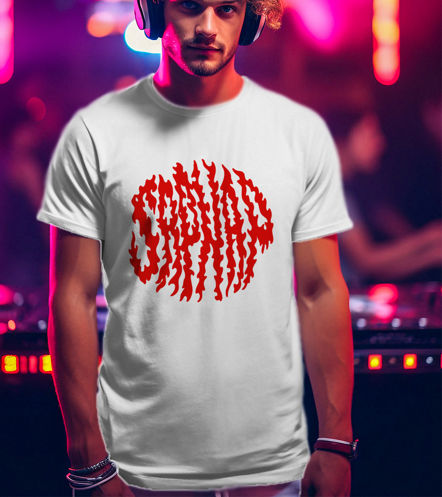 Sapnap Flame Name Red Fiery Merchandise T-Shirt