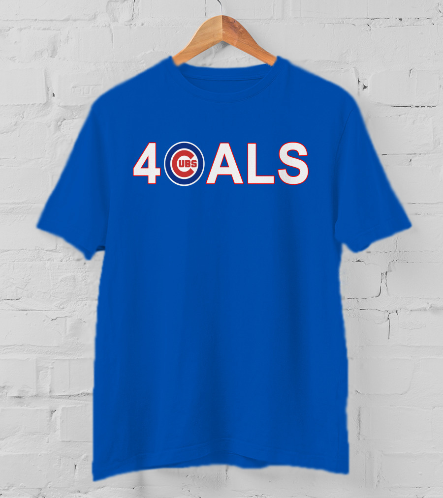 Cubs 4 ALS Charity Support T-Shirt