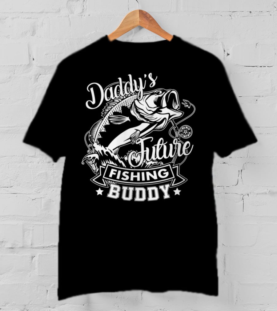 Daddy's Future Fishing Buddy Fish T-Shirt