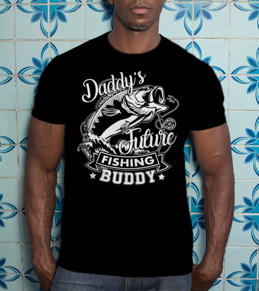 Daddy's Future Fishing Buddy Fish T-Shirt