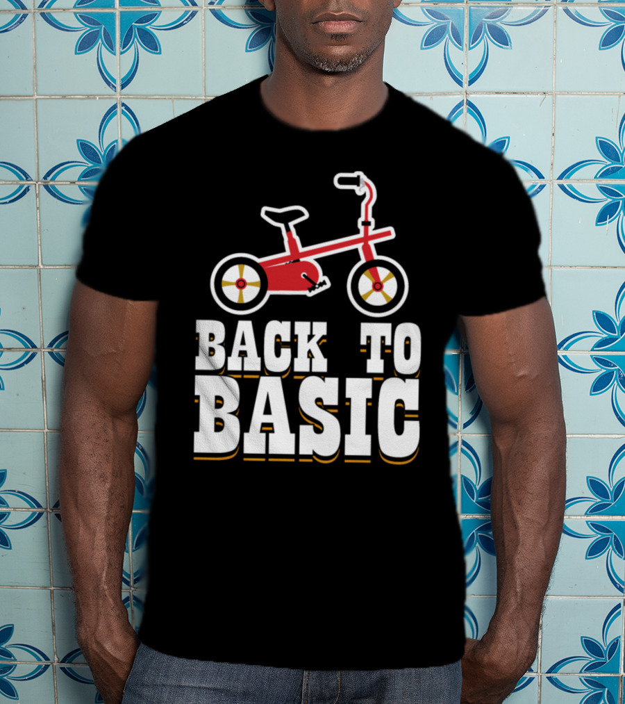 Back To Basic Red Tricycle T-Shirt