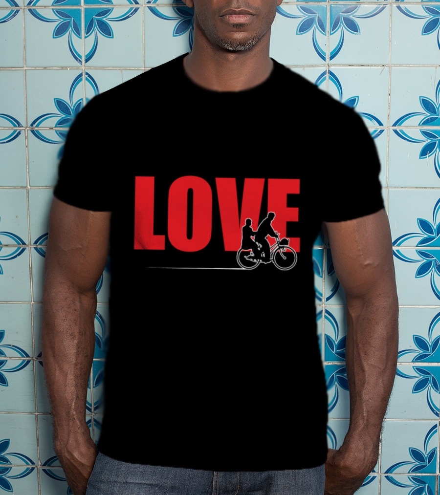 LOVE Bicycle Sport Hobby Riding Bike T-Shirt