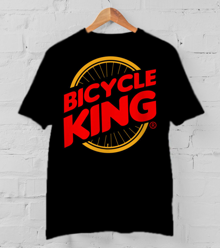 Bicycle King Parody With Bicycle Wheel T-Shirt
