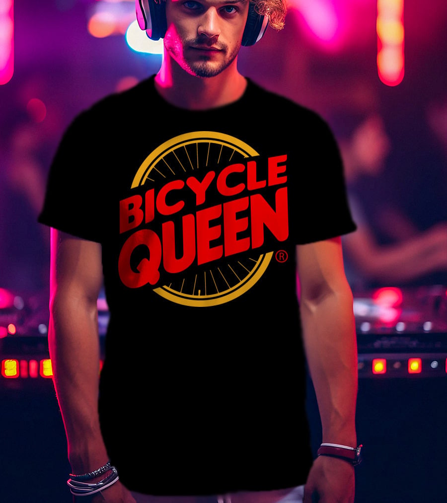Bicycle Queen Bicycle Wheel T-Shirt