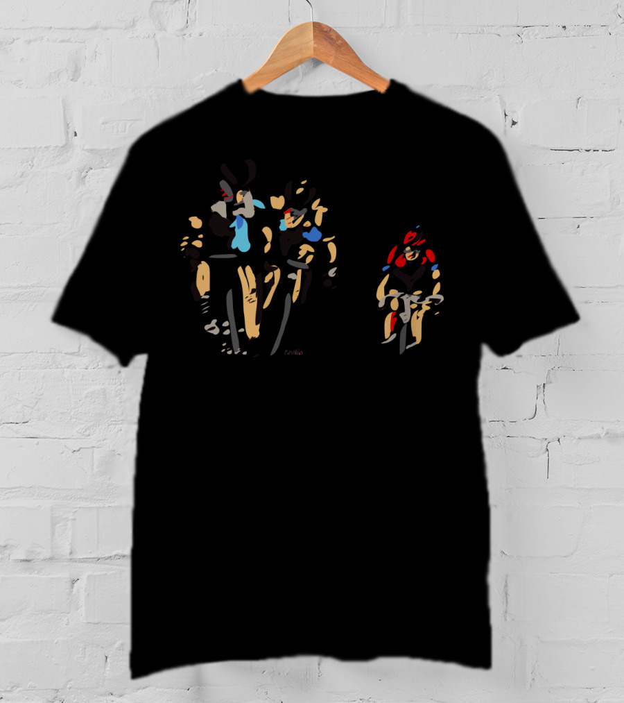 Bicycle Race Cyclists Abstract T-Shirt