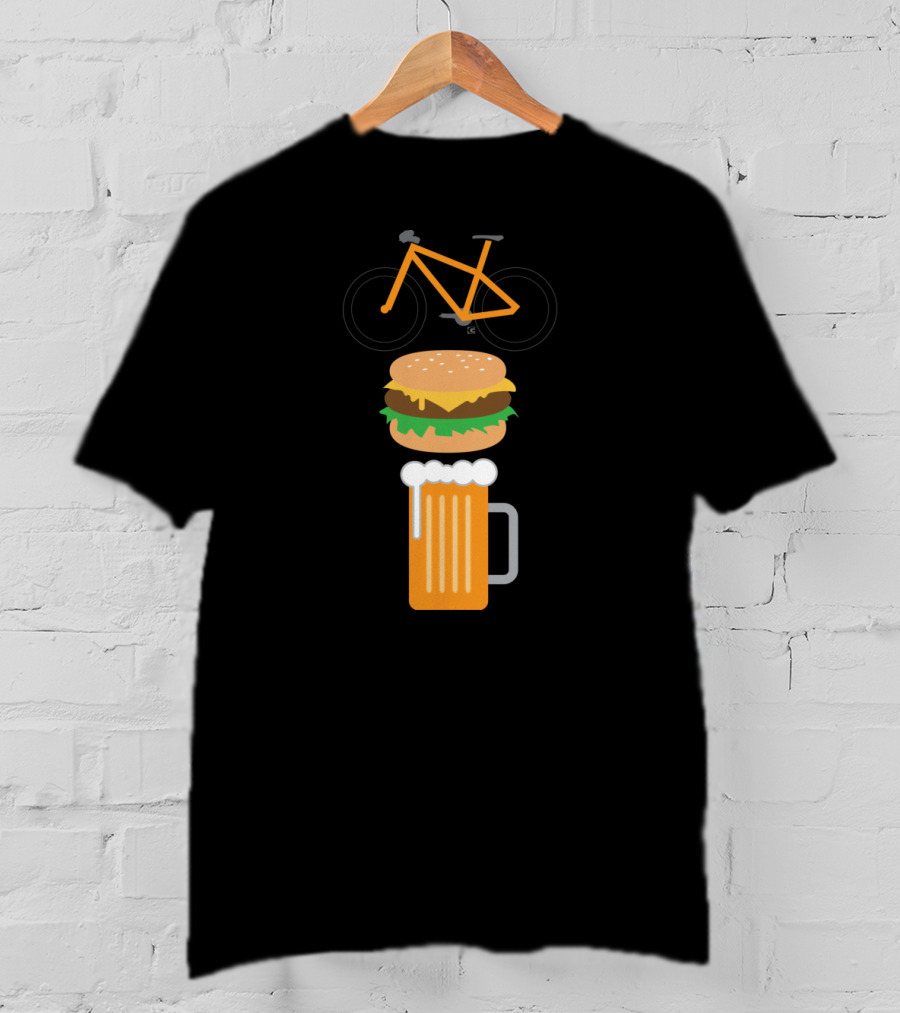 Bike Burger And Beer Trio T-Shirt