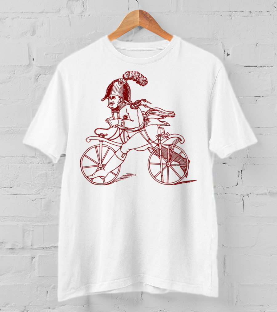 Napoleon France Bicycle Riding T-Shirt