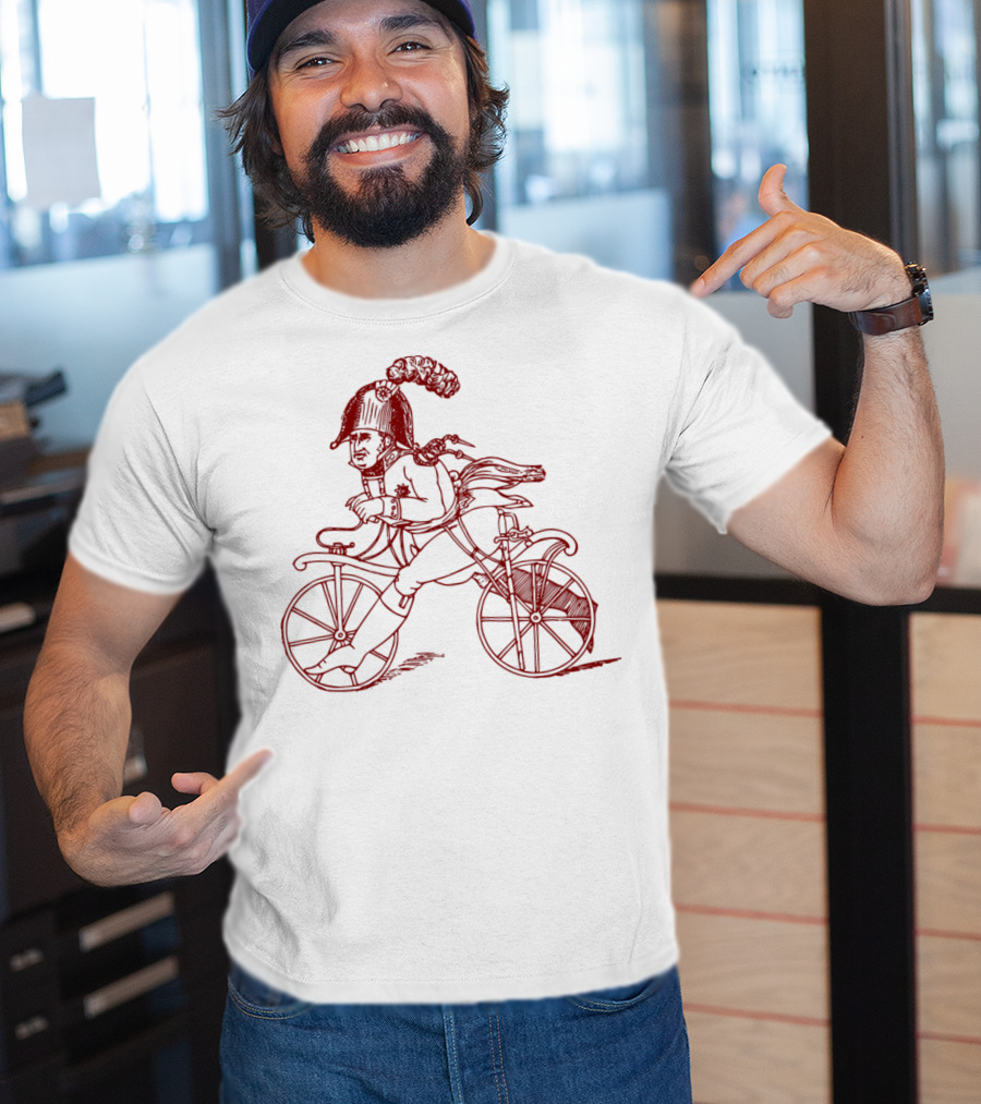 Napoleon France Bicycle Riding T-Shirt