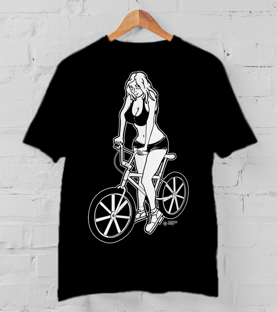 BMX Girl BustedTees T-Shirt