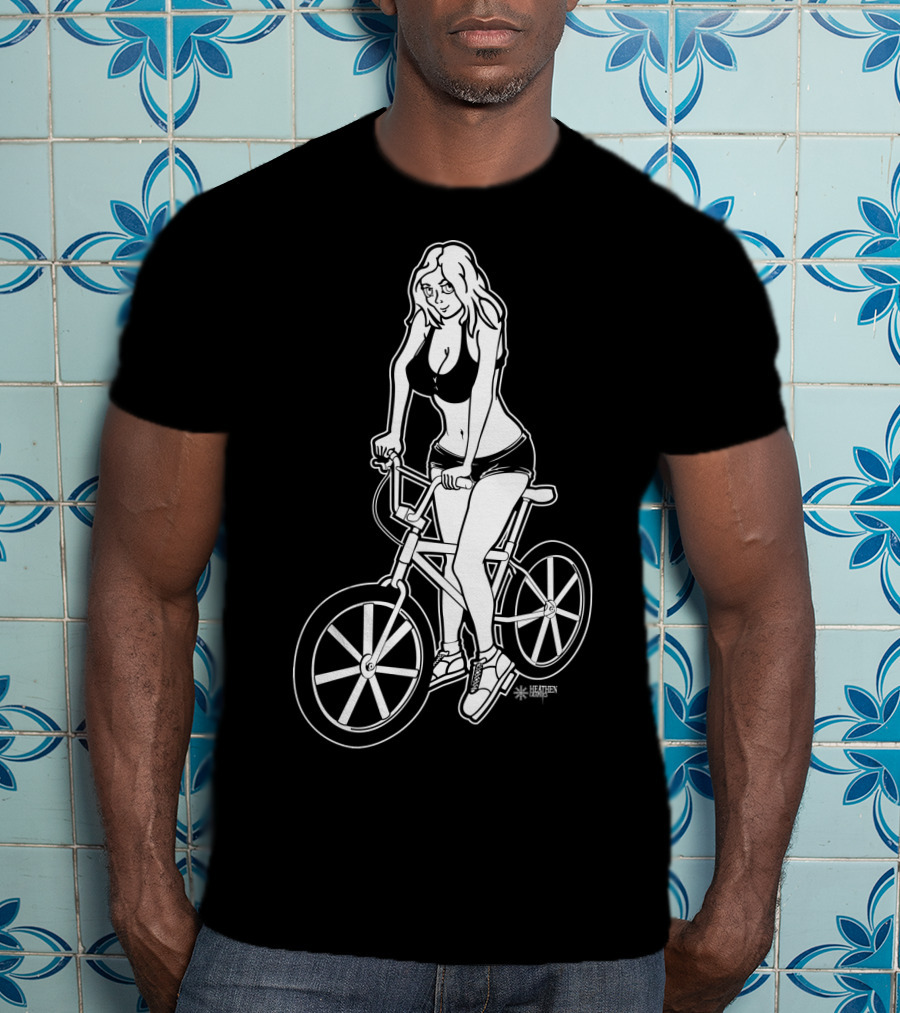 BMX Girl BustedTees T-Shirt
