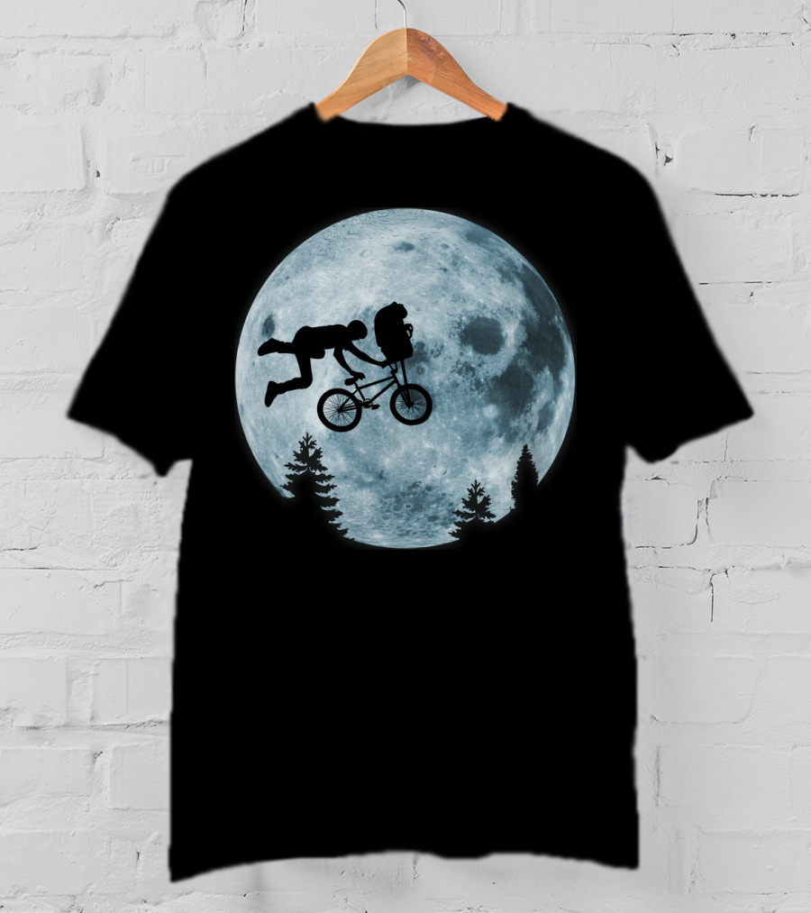 Extreme Terrestrial Moon Biking T-Shirt