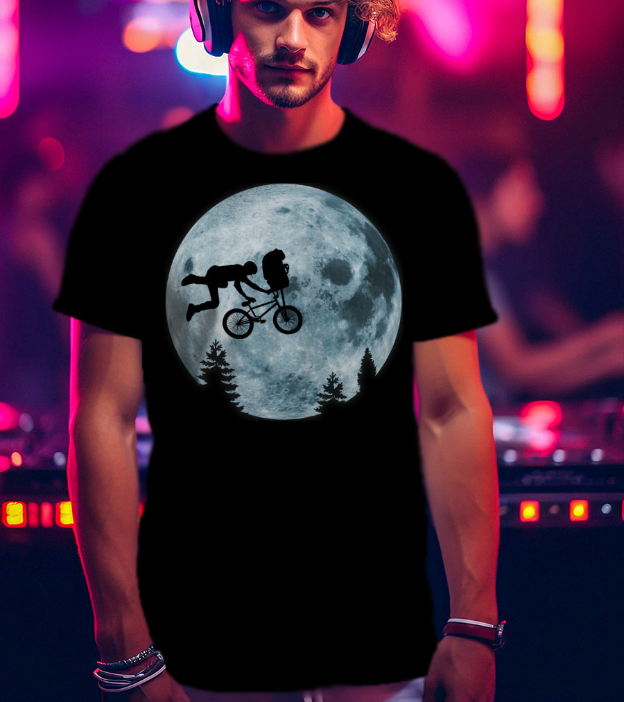 Extreme Terrestrial Moon Biking T-Shirt