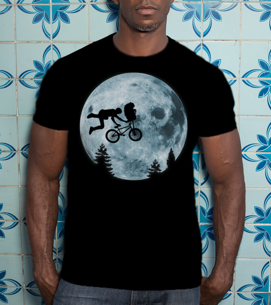 Extreme Terrestrial Moon Biking T-Shirt