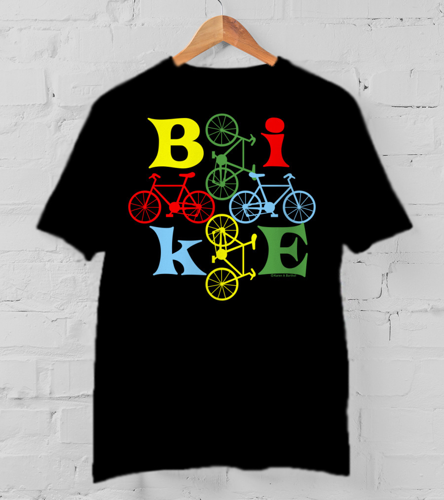 Bike Four Colorful Styles T-Shirt