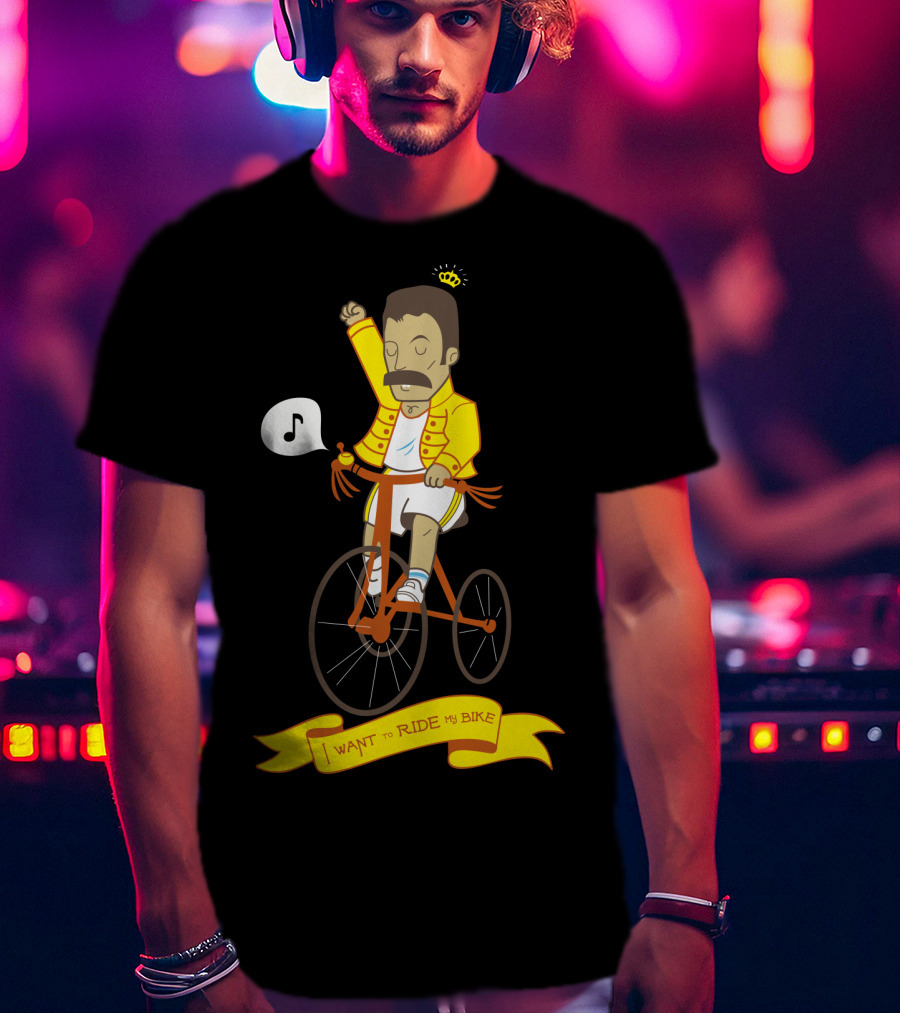 Freddie I Want To Ride My Bike T-Shirt