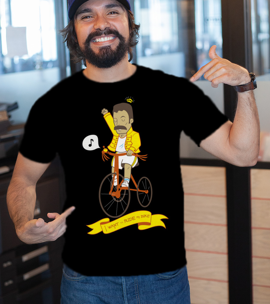 Freddie I Want To Ride My Bike T-Shirt