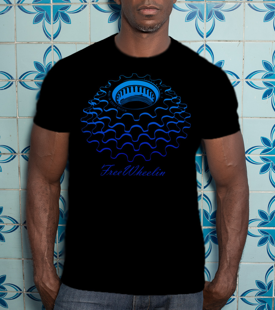 FreeWheelin Made In Great Britain Bicycle Gear T-Shirt
