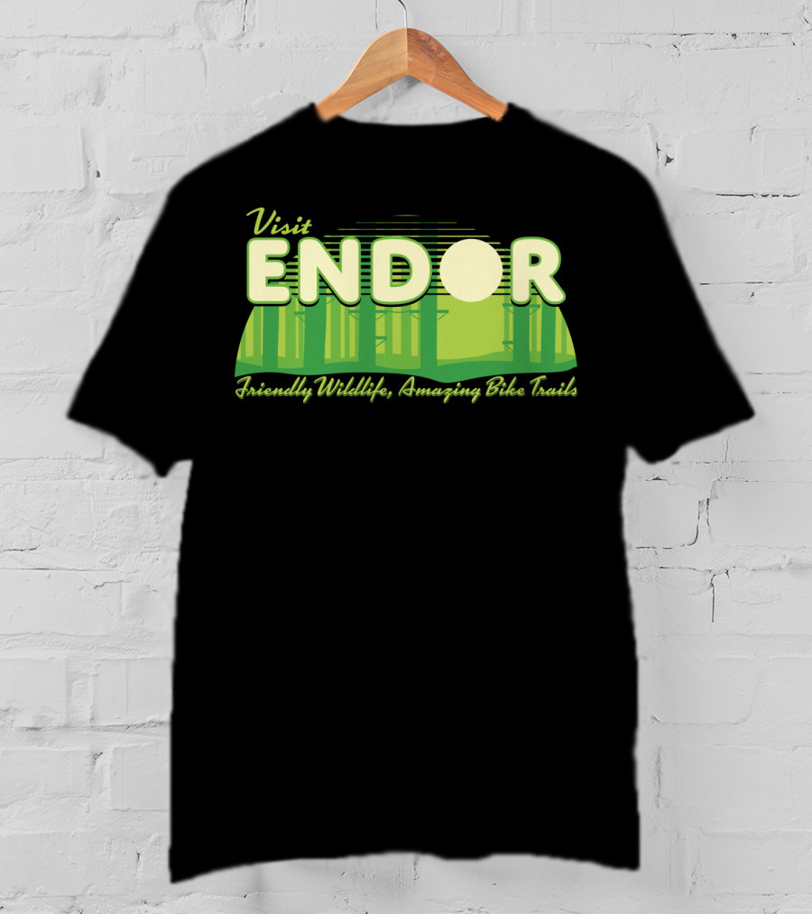 Visit Endor Friendly Wildlife Amazing Bike Trails T-Shirt