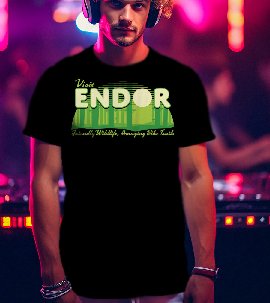 Visit Endor Friendly Wildlife Amazing Bike Trails T-Shirt