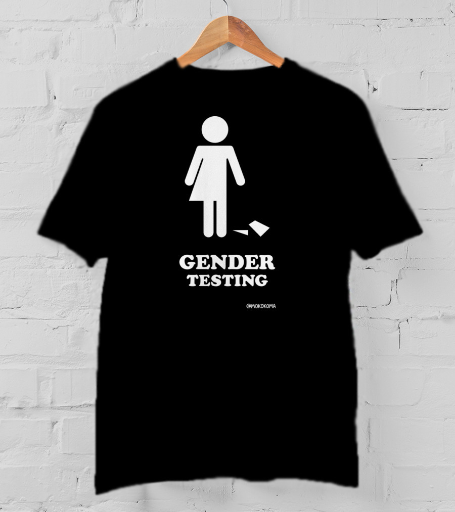 Gender Testing White Mokokoma T-Shirt