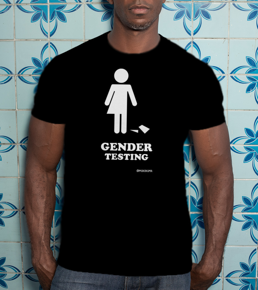 Gender Testing White Mokokoma T-Shirt