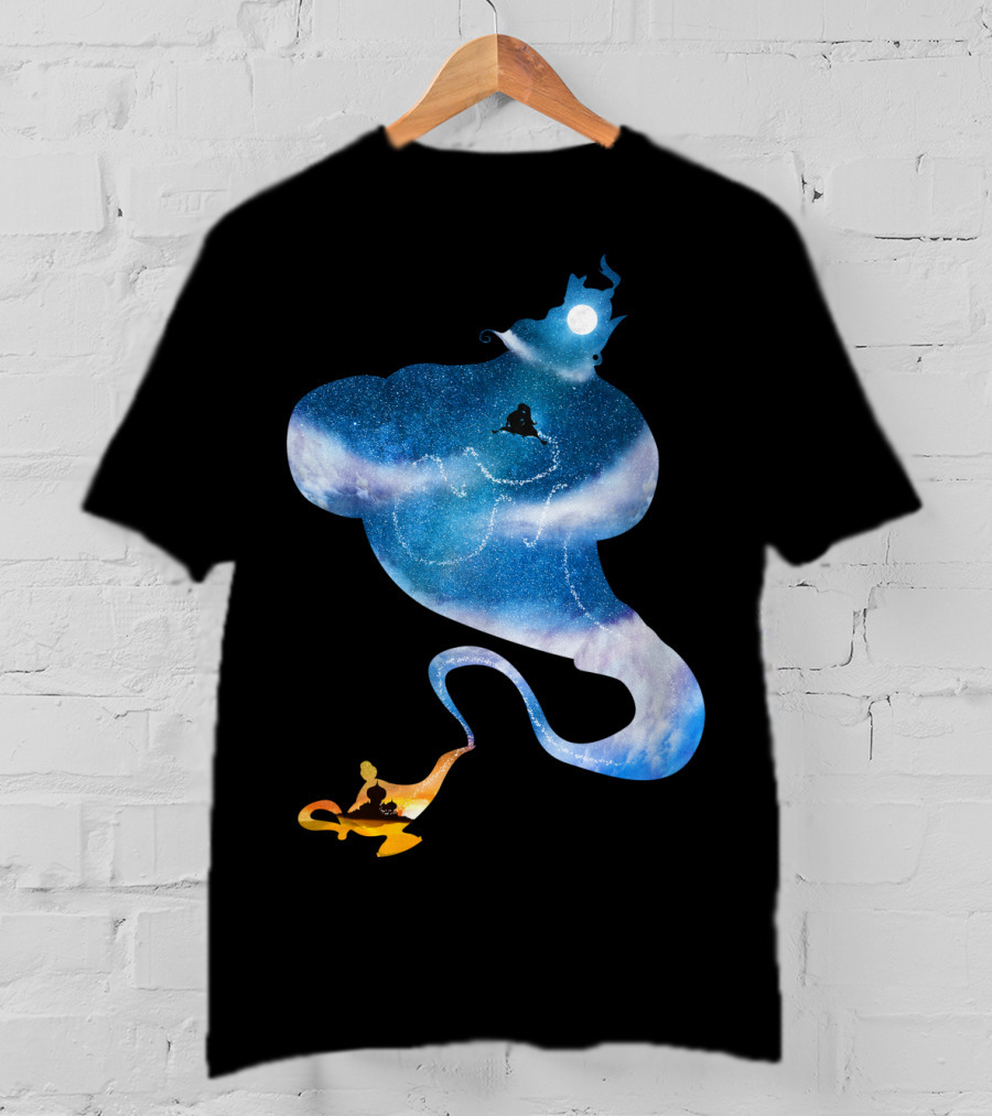 Greater Than All The Magic Lamp Sky Journey T-Shirt
