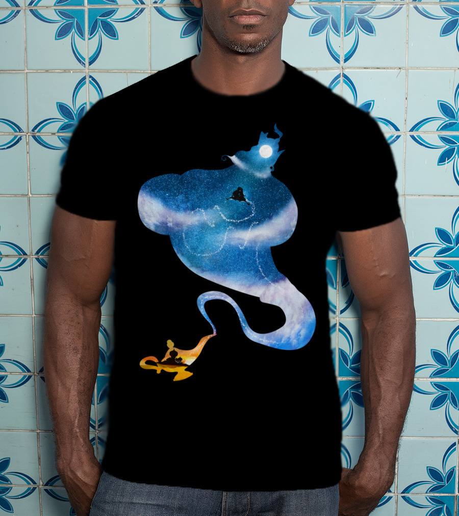Greater Than All The Magic Lamp Sky Journey T-Shirt