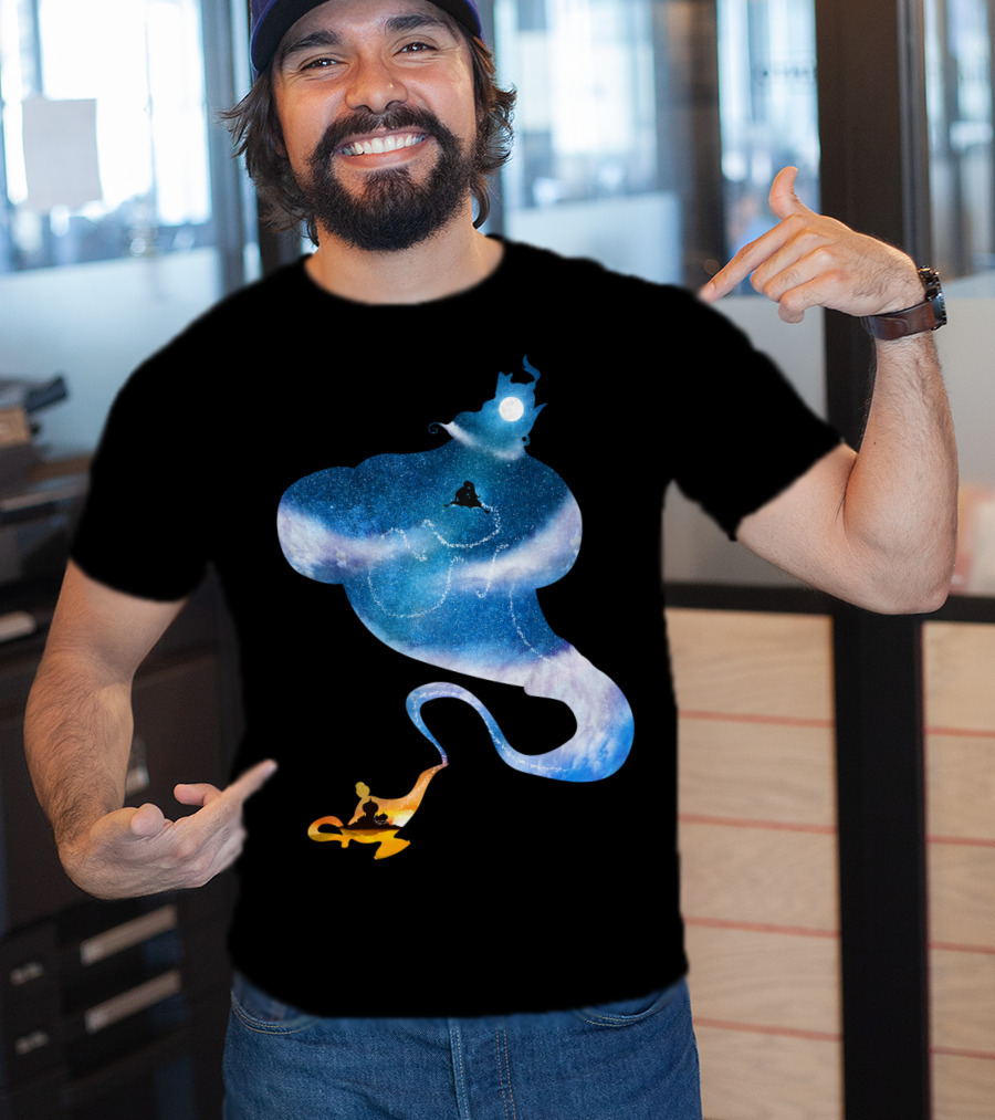 Greater Than All The Magic Lamp Sky Journey T-Shirt