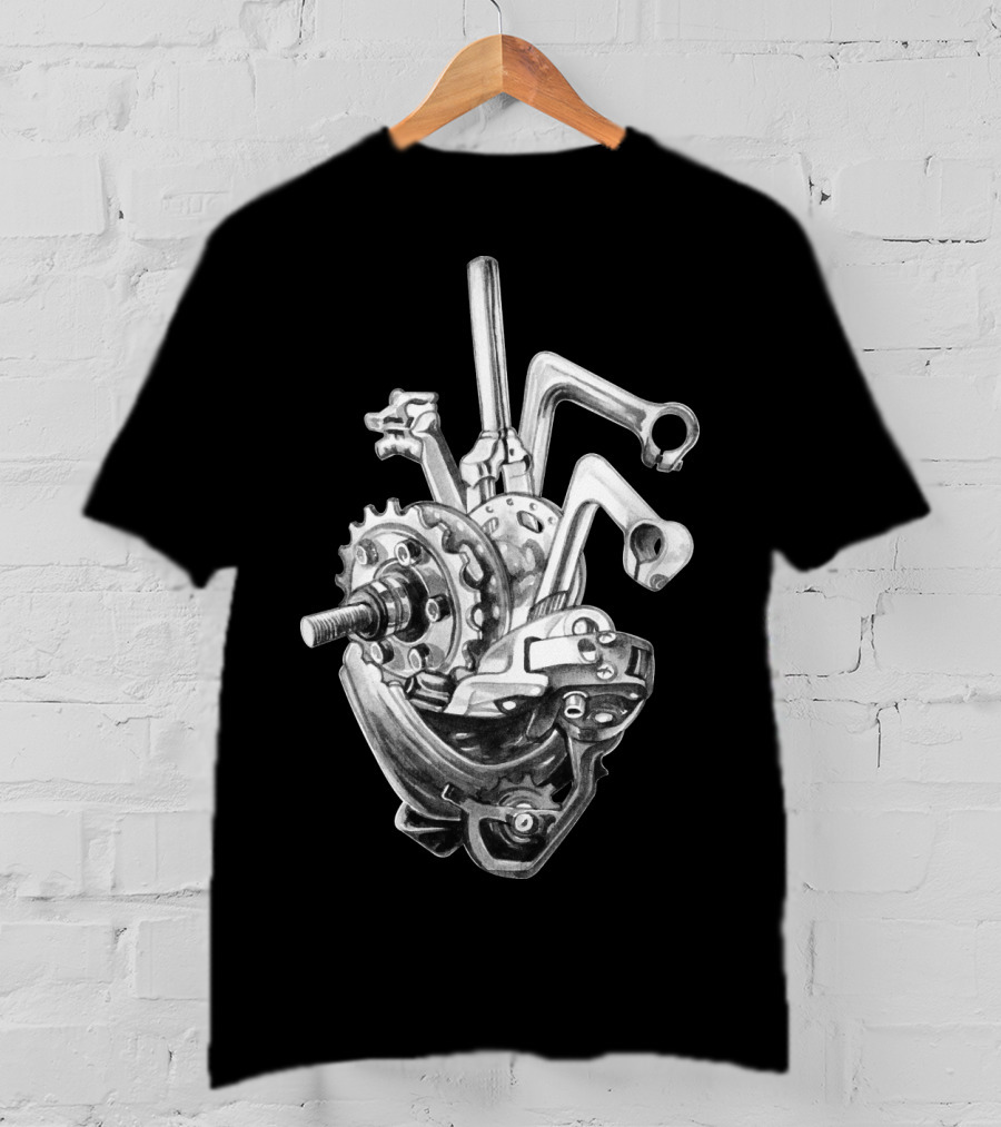 HeartampSoul Bike Mechanic T-Shirt