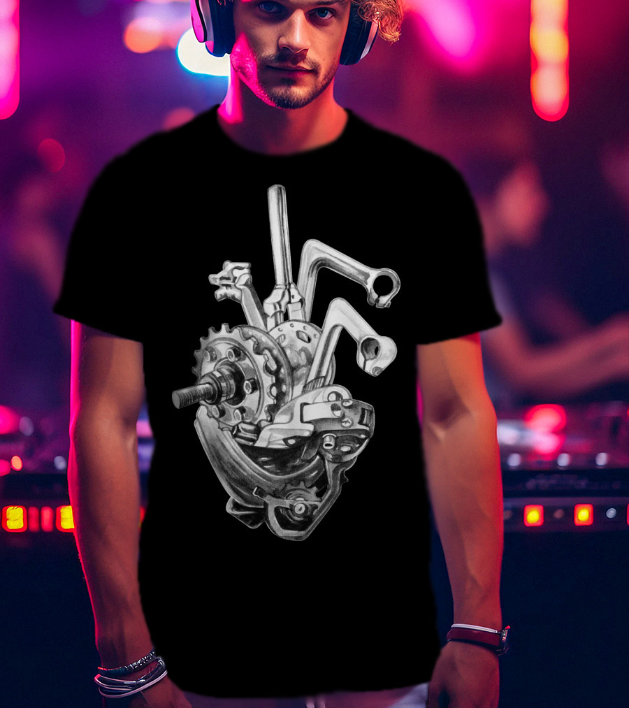 HeartampSoul Bike Mechanic T-Shirt