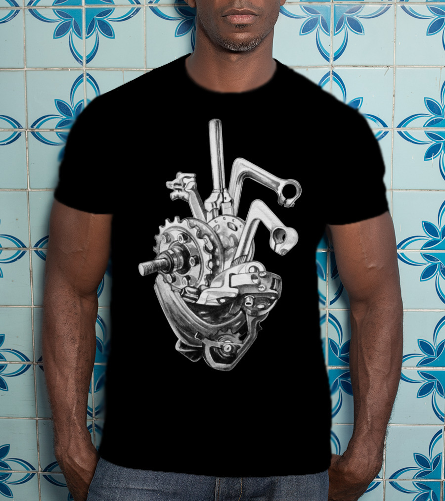 HeartampSoul Bike Mechanic T-Shirt