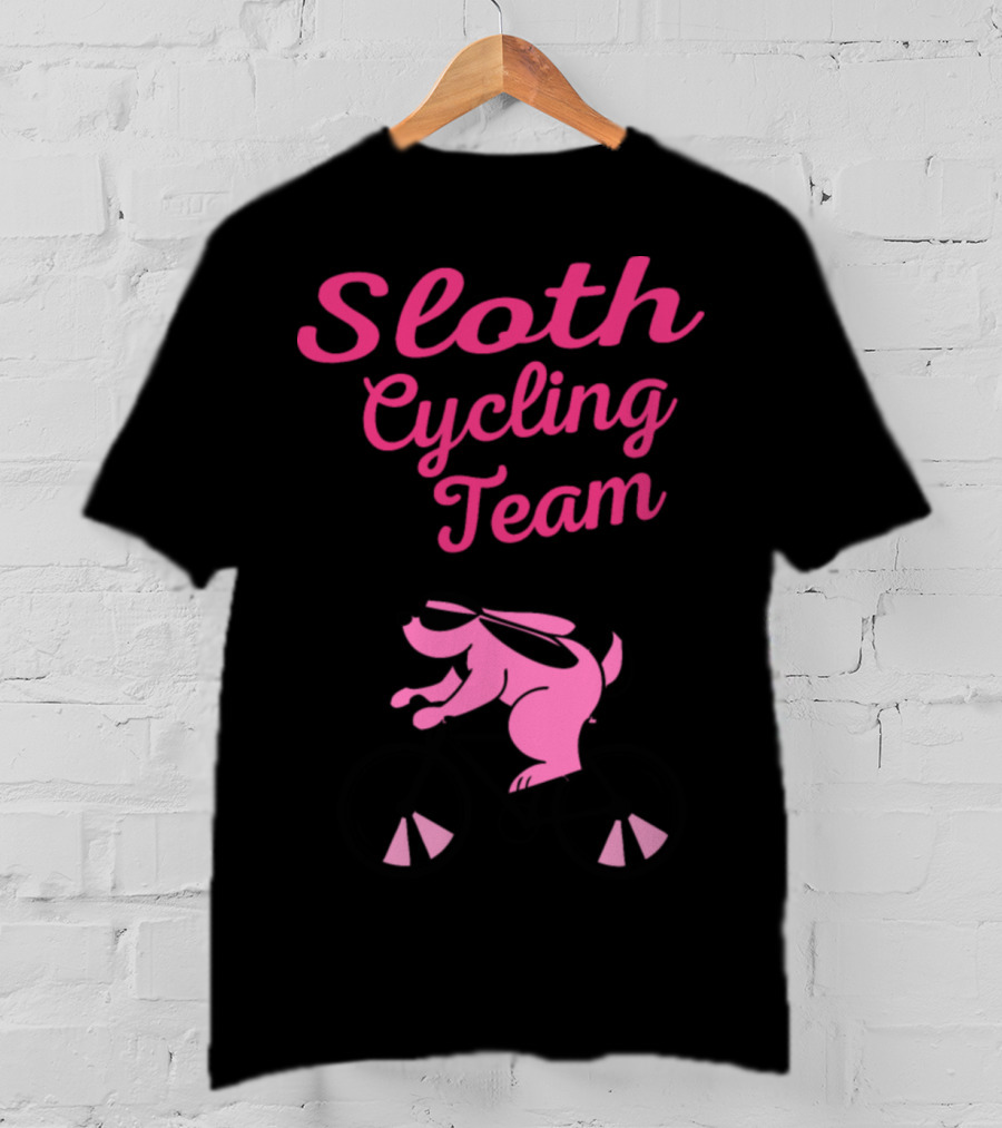 Sloth Cycling Team Hobbies Wheel Cycling Bike Mountains T-Shirt