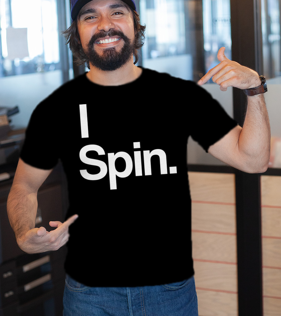 I Spin Cycling Biking Workout Fitness Enthusiast T-Shirt