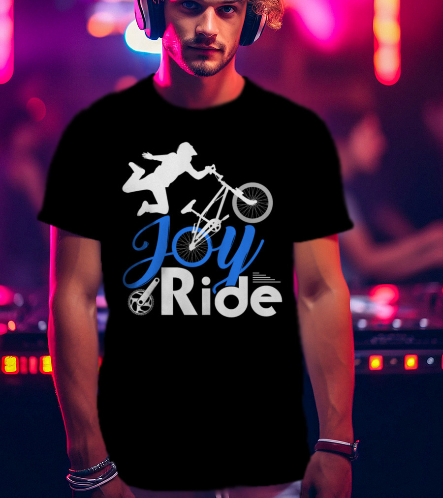 Joy Ride BMX Bicycle Jump Athlete T-Shirt