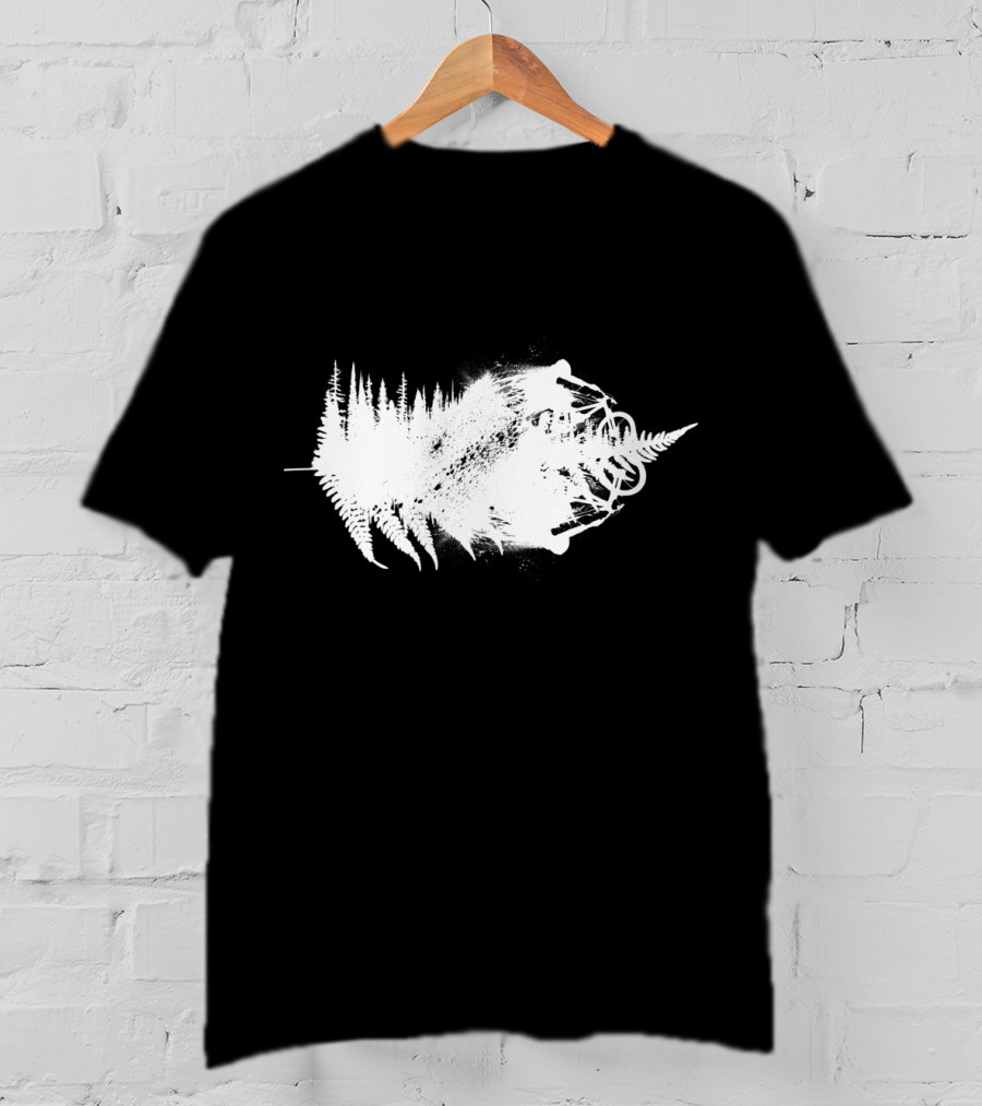 MTB Awesome Forest Trail Bike Adventure White T-Shirt