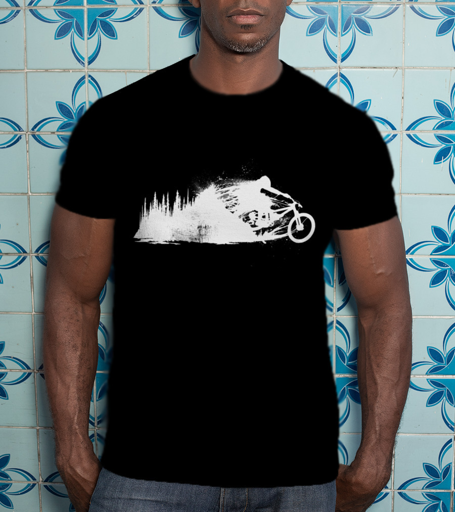MTB Rider Forest Trail Adventure Sprint T-Shirt