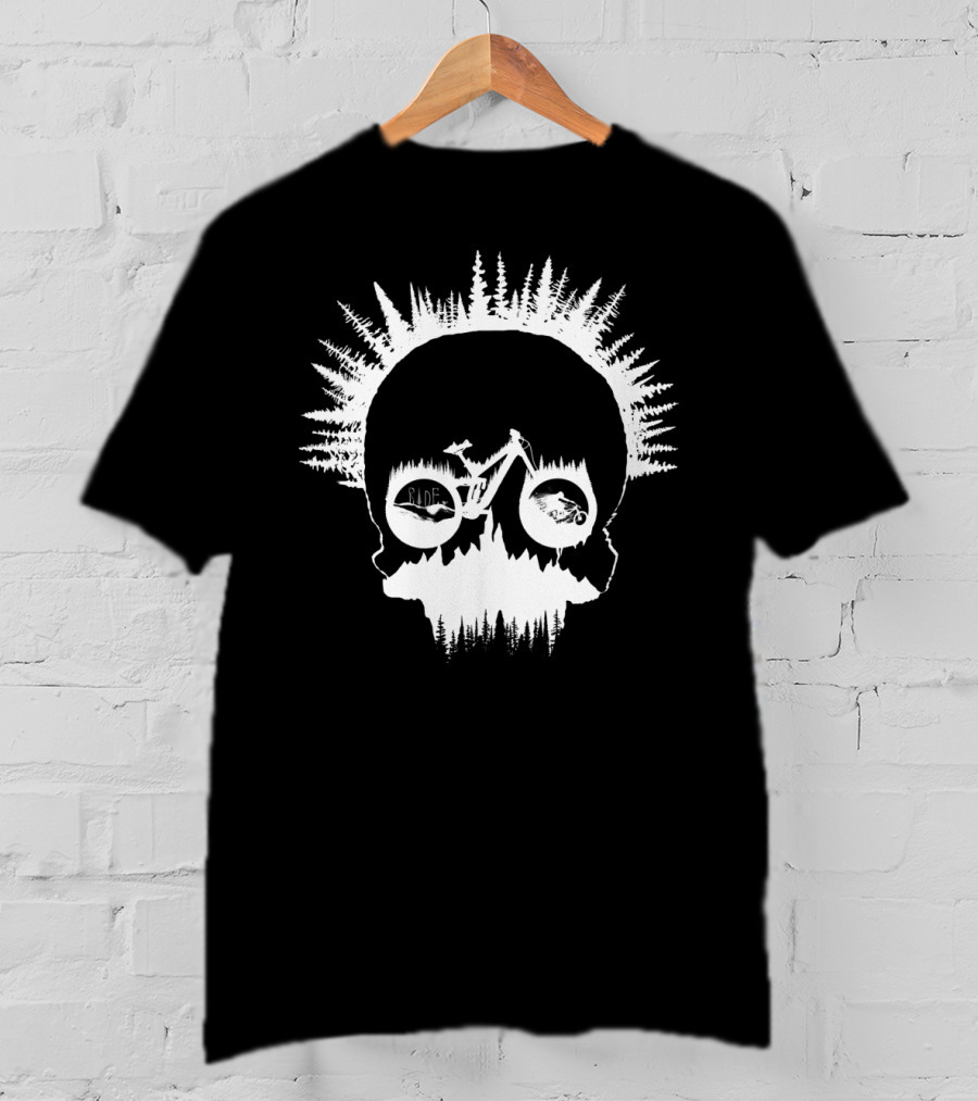 MTB Skull Ride Forest Bicycle Adventure T-Shirt