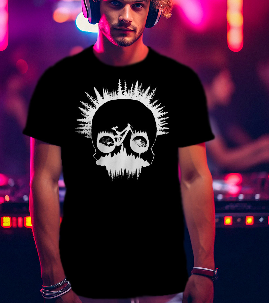 MTB Skull Ride Forest Bicycle Adventure T-Shirt