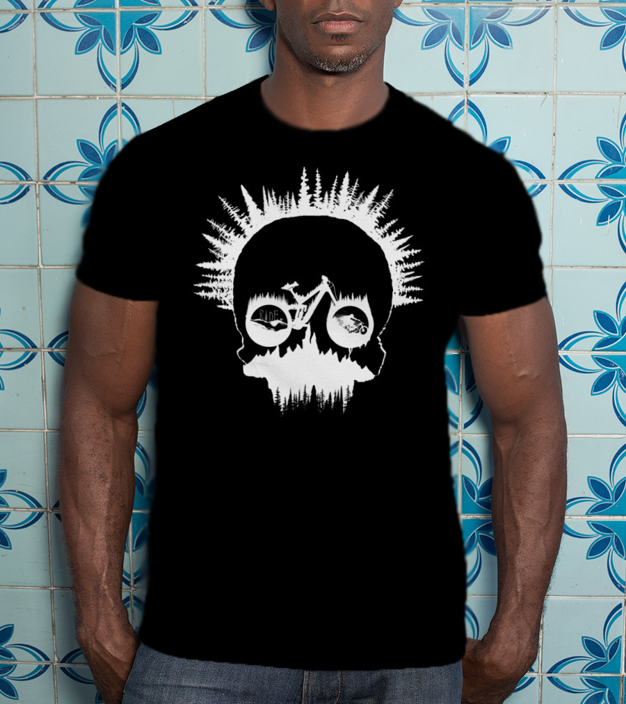 MTB Skull Ride Forest Bicycle Adventure T-Shirt